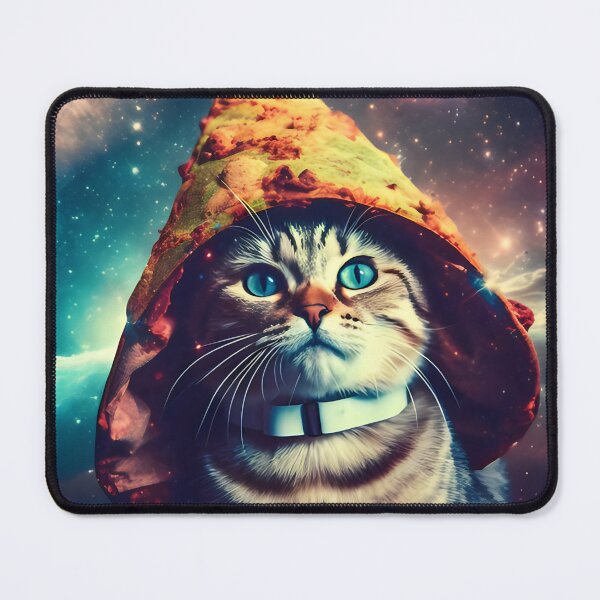 Item preview, Galaxy Taco Sandwich Cat with Hat designed and sold by Artyselley.