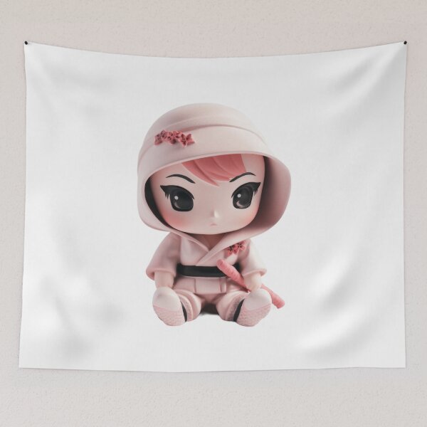 Item preview, Chibi Sakura Ninja Doll  designed and sold by TVBArchive.