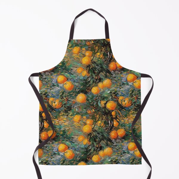 Item preview, Abstract Oranges: Impressionist Tree Landscape designed and sold by TopArtsy.