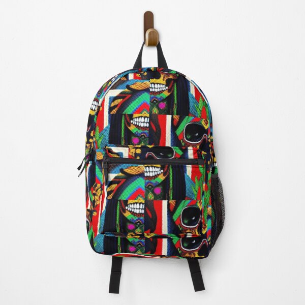 Item preview, *UNIQUE COOL JAMAICAN RASTA SKULL COLORFUL DOTTED PATCHWORK* designed and sold by Ralek.