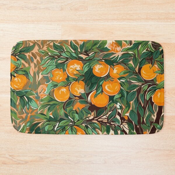 Item preview, Botanical Orange Garden: Pattern-Based Painting designed and sold by TopArtsy.
