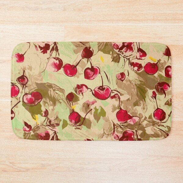 Item preview, Cherry Red Impressions: Brown Background designed and sold by TopArtsy.