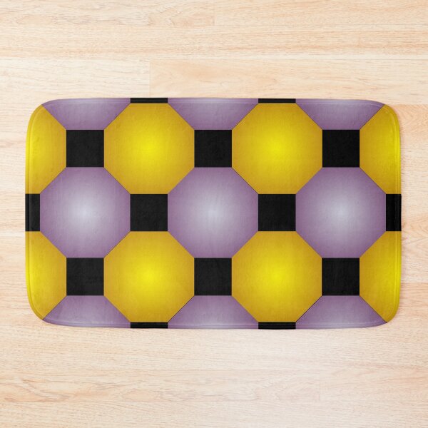 Item preview, Octagonal Triple Color Combination Pattern - Colorful Geometric Mosaic Pattern designed and sold by JadeNeststudio.