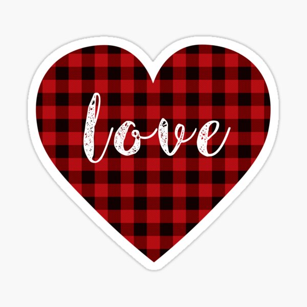 Download Buffalo Plaid Stickers Redbubble