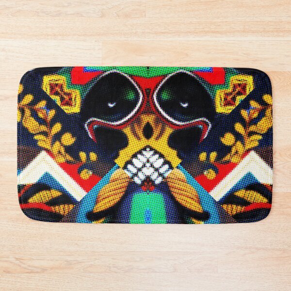 Item preview, Copy of  *UNIQUE COOL JAMAICAN RASTA SKULL  COLORFUL DOTTED PATCHWORK* designed and sold by Ralek.