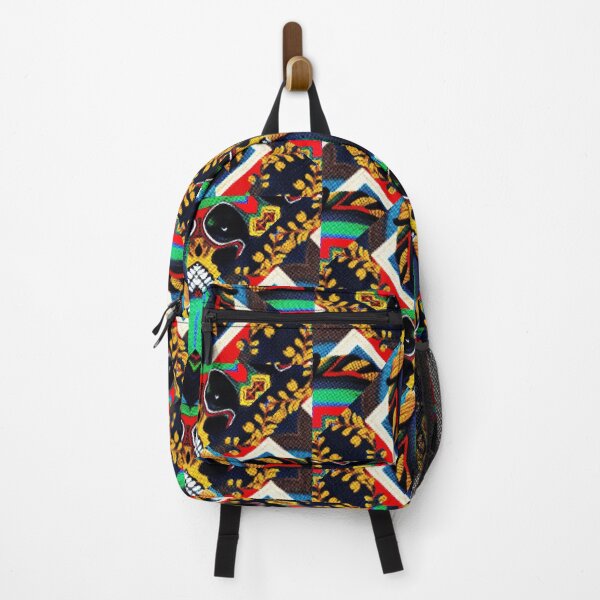 Item preview, Copy of *UNIQUE COOL JAMAICAN RASTA SKULL COLORFUL DOTTED PATCHWORK* designed and sold by Ralek.