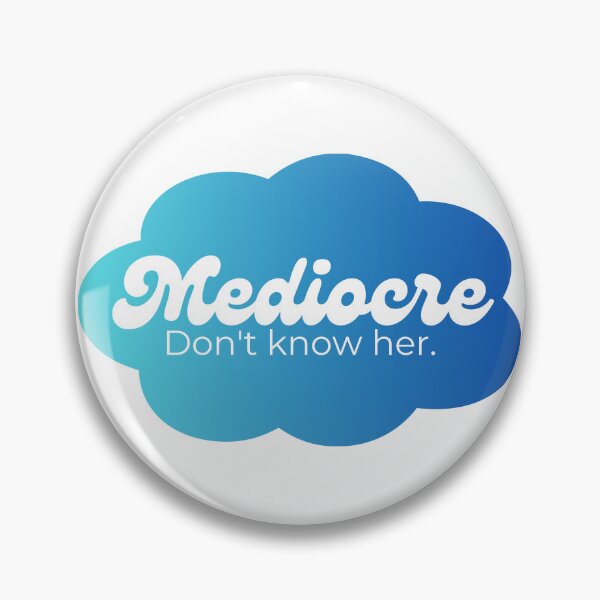 Item preview, Mediocre Don't Know Her Fitness Inspiration Athlete Mantra designed and sold by Hear4theEars.