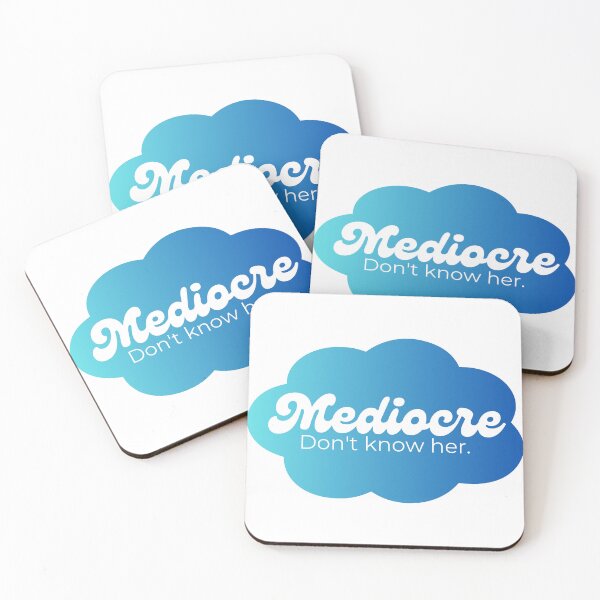 Item preview, Mediocre Don't Know Her Fitness Inspiration Athlete Mantra designed and sold by Hear4theEars.