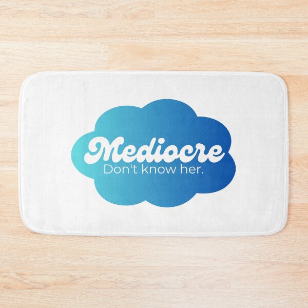 Item preview, Mediocre Don't Know Her Fitness Inspiration Athlete Mantra designed and sold by Hear4theEars.