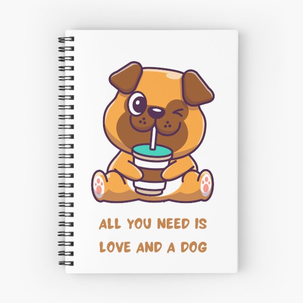 Item preview, All you need is love and dog designed and sold by MakeYourDayShop.