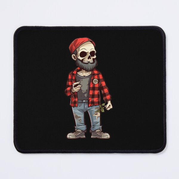 Item preview, Lumberjack Skeleton Design - Perfect for Halloween and Dark Humor designed and sold by meshhead.