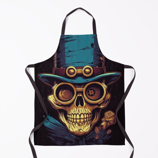 Item preview, Whimsical Psychedelic Skull Madhatter Skeleton Art Graphic Design V.66 designed and sold by Pexelpanoramas.
