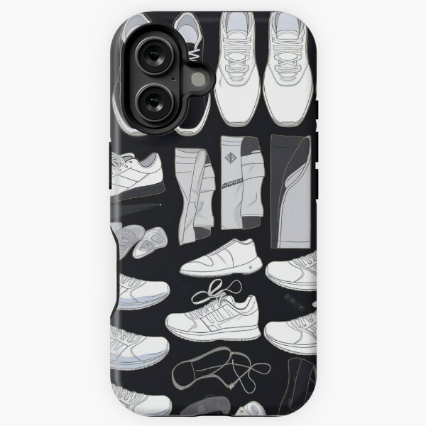 Item preview, Shoes Knolling | Illustration | Black&White | 8K | designed and sold by Hazmat-AI7.