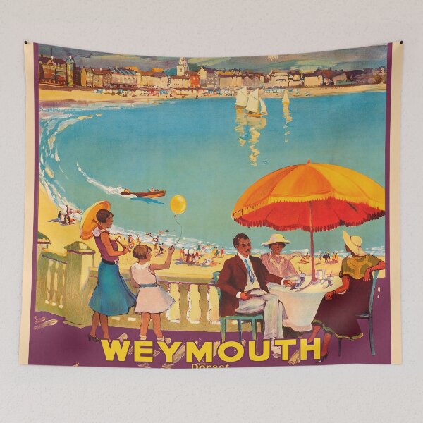Artikelvorschau, Vintage Reiseplakat - Südbahn - Weymouth Dorset 1935 entworfen und verkauft von Gin  Neko.