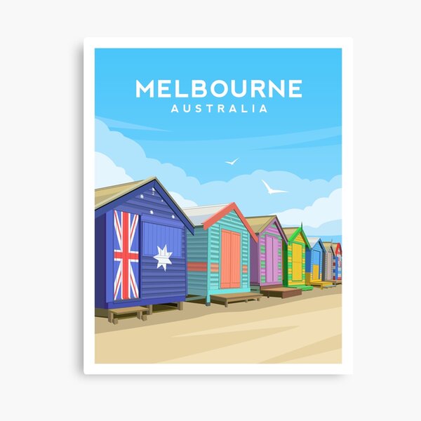Item preview, Melbourne, Australia - Brighton Beach Huts designed and sold by typelab.