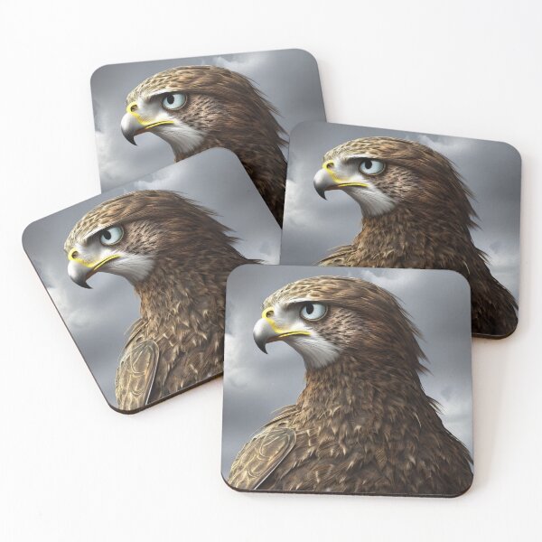 Item preview, An impressive portrait of a falcon designed and sold by M-Lin.