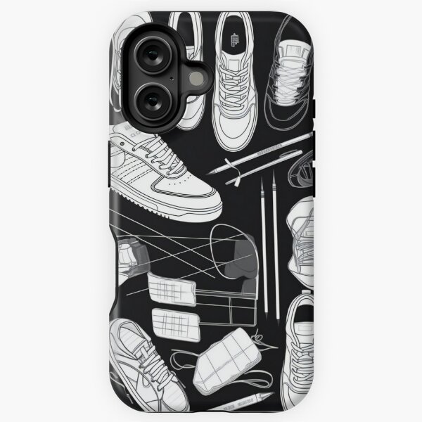 Item preview, Shoes Knolling | Illustration | Black&White | 8K | designed and sold by Hazmat-AI7.