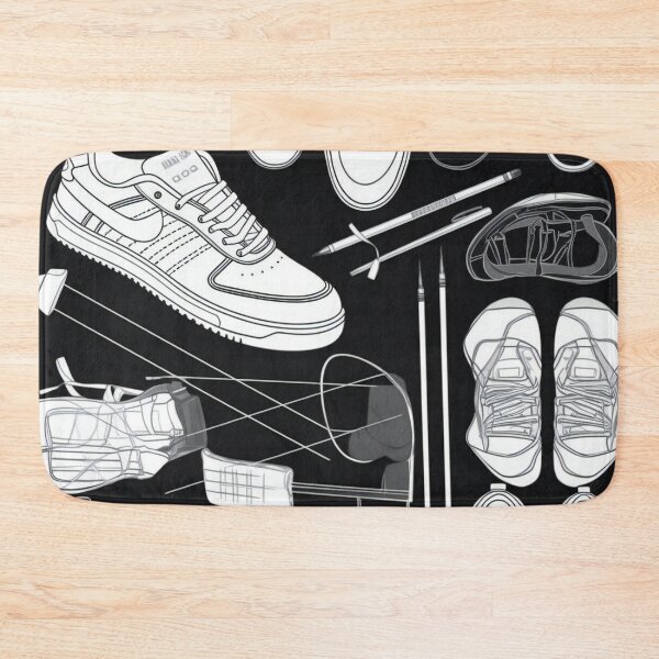Item preview, Shoes Knolling | Illustration | Black&White | 8K | designed and sold by Hazmat-AI7.