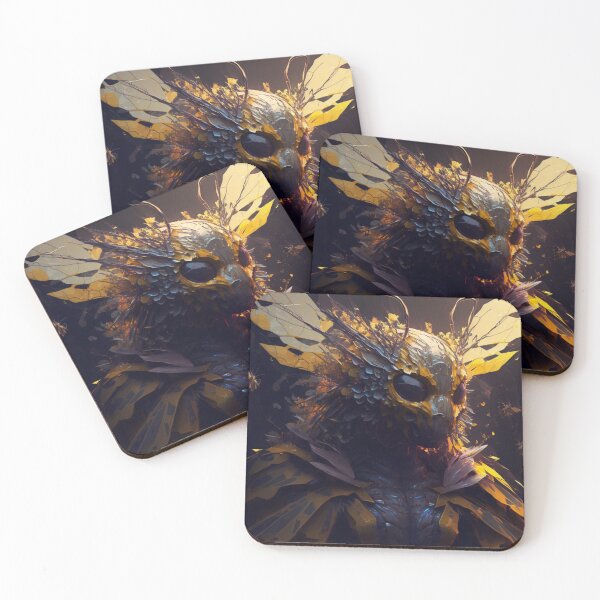 Item preview, Abeja en un girasol designed and sold by MrRobotAI.