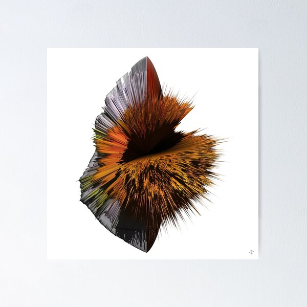 Item preview, "Edge" oil painting as a Spherical Depth Map. 3 designed and sold by Paul Davenport.