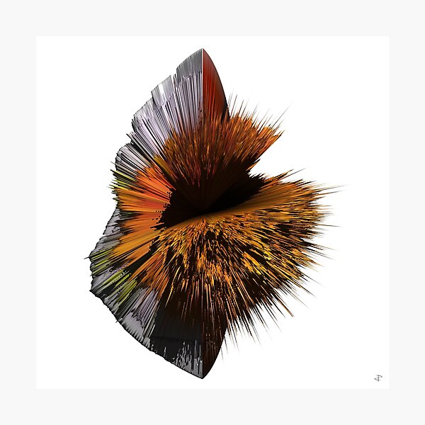 Item preview, "Edge" oil painting as a Spherical Depth Map. 3 designed and sold by Paul Davenport.