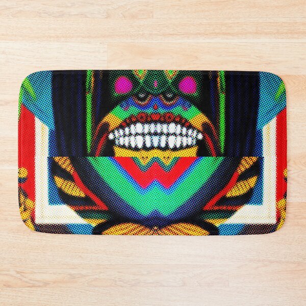 Item preview, *UNIQUE COOL JAMAICAN RASTA SKULL  COLORFUL DOTTED PATCHWORK* designed and sold by Ralek.