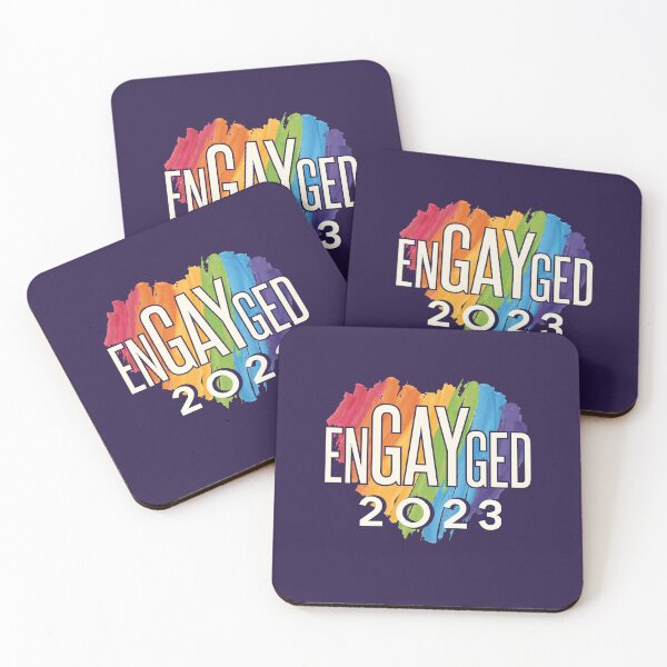 Item preview, Engayged 2023 LGBTQ Gay Engagement designed and sold by jaygo.
