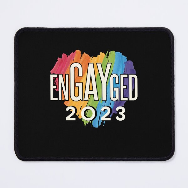 Item preview, Engayged 2023 LGBTQ Gay Engagement designed and sold by jaygo.