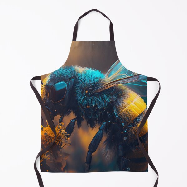 Item preview, Bee on a sunflower designed and sold by MrRobotAI.