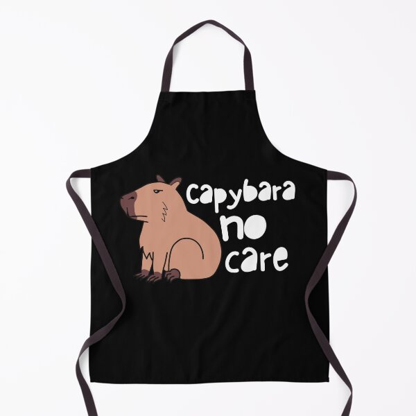 Item preview, Capybara No Care (white font) designed and sold by Daluyong.