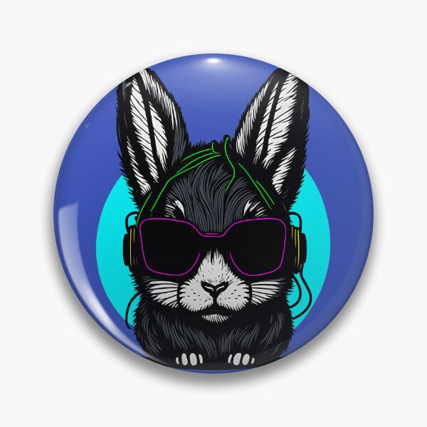 Item preview, Great rabbit (Conejo cool) designed and sold by FoRes-Art.