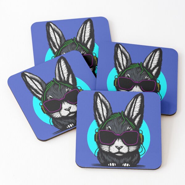 Item preview, Great rabbit (Conejo cool) designed and sold by FoRes-Art.