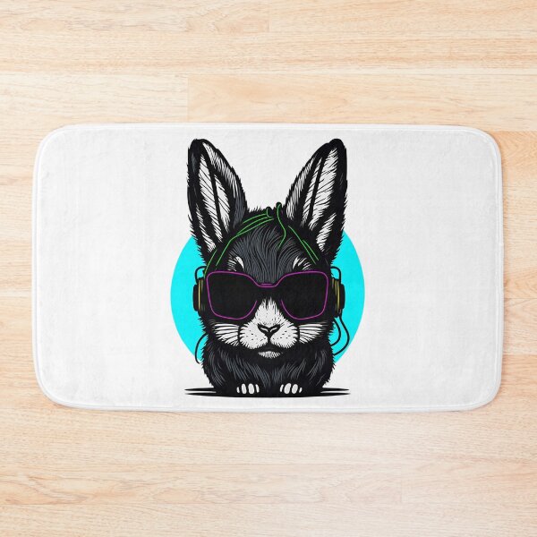 Item preview, Great rabbit (Conejo cool) designed and sold by FoRes-Art.
