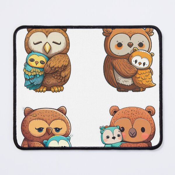 Item preview, Cute Owl Sticker l Hugs designed and sold by Artsynator.