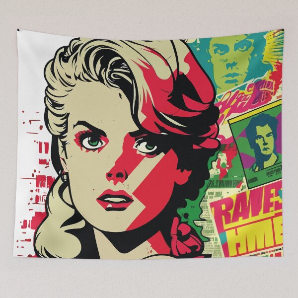 Item preview, Pop art woman face. designed and sold by juancbp60.