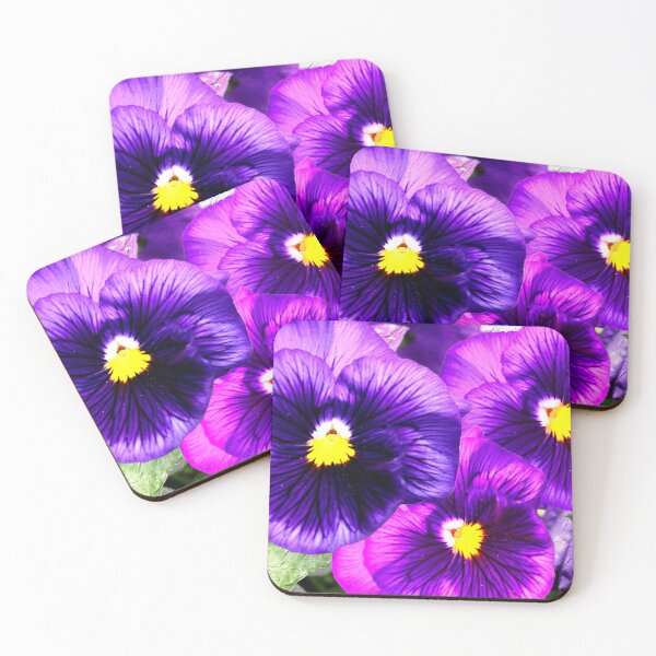 Item preview, Vivid Violet Pansy Trio designed and sold by BostonArcImage.