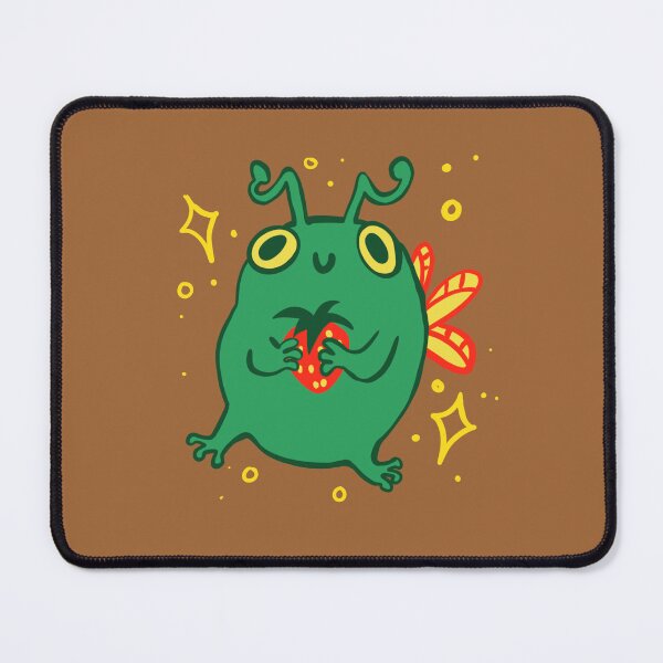 Item preview, Fairy Frog Whimsical Strawberry designed and sold by TheDoodlemancer.