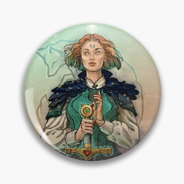 Item preview, Strength / The girl and the magic fox /  Queen of sword Tarot designed and sold by Lotusalchemy.