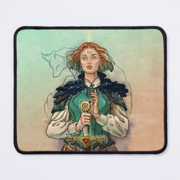 Item preview, Strength / The girl and the magic fox / Queen of sword Tarot designed and sold by Lotusalchemy.