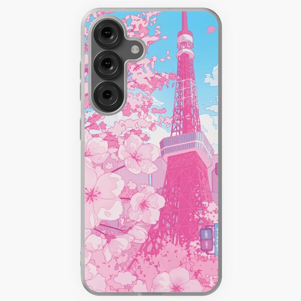 Item preview, Tokyo Tower & cherry blossom (Corrected Colors) designed and sold by AnGoArt.