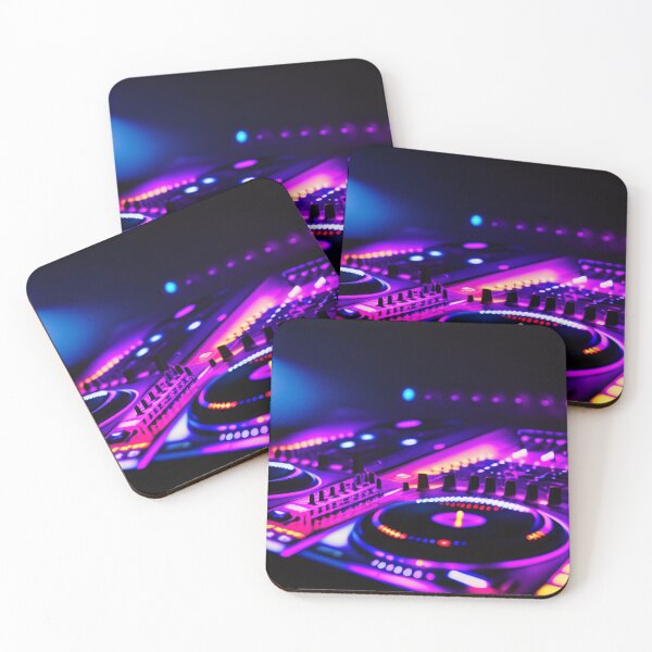 Item preview, DJ equipment dark room with purple lights designed and sold by Lefteris Betsis.