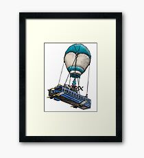 Fortnite Bus Drawing, Colored version Framed Print