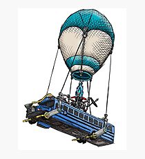 Fortnite Bus Drawing, Colored version Photographic Print