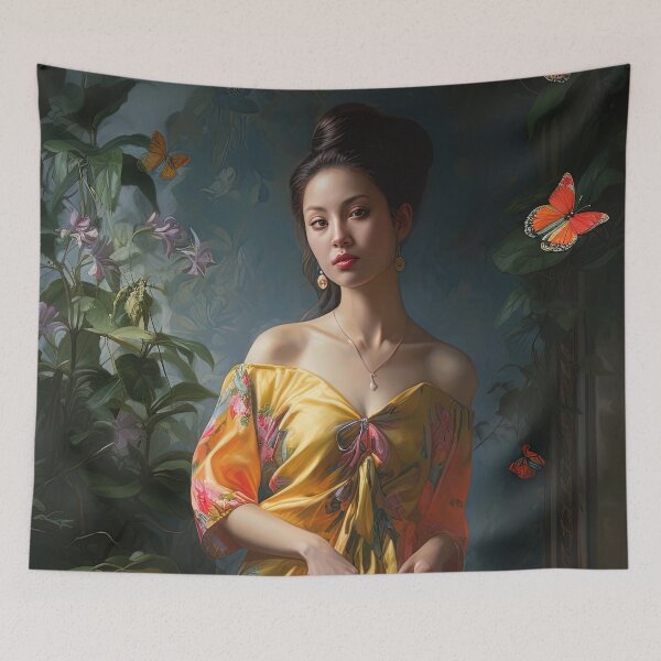 Item preview, Elegant Cheongsam Painting designed and sold by Juliascutecornr.