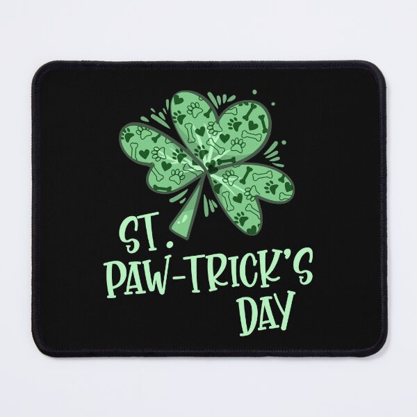 Item preview, St Paw Patricks Day Shamrock Paw Dog Owner designed and sold by Dressed For Duty.