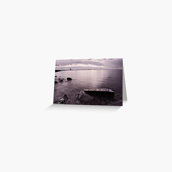 Concrete Coffin Greeting Card