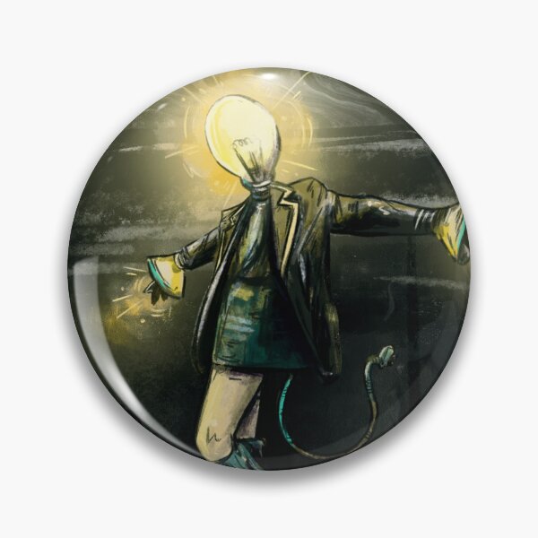 Item preview, You should lighten up: lightbulb girl  designed and sold by TheDoodlemancer.