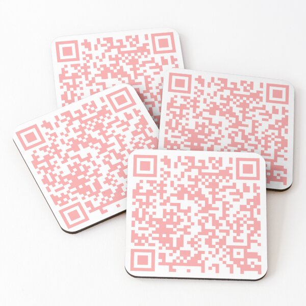 Item preview, Mystery QR Code (Coral Pink) designed and sold by PeachMillk.