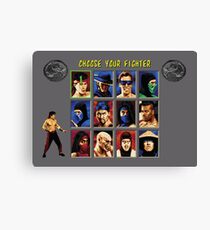 Mortal Kombat 2 – Choose Liu Kang Canvas Print