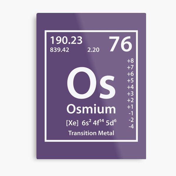 Aperçu de l'œuvre Osmium Element créée et vendue par cerebrands.